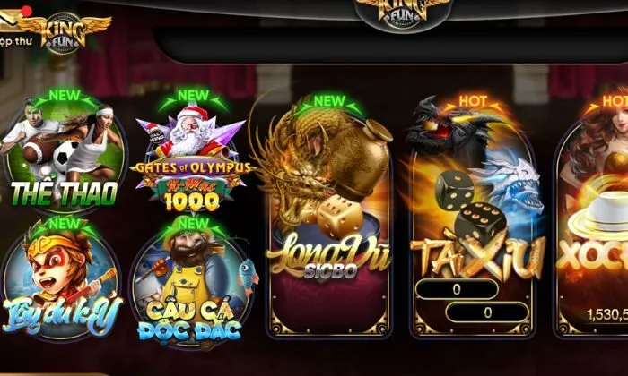 Thiên đường giải trí Kingfun với hàng loạt trò chơi siêu hấp dẫn